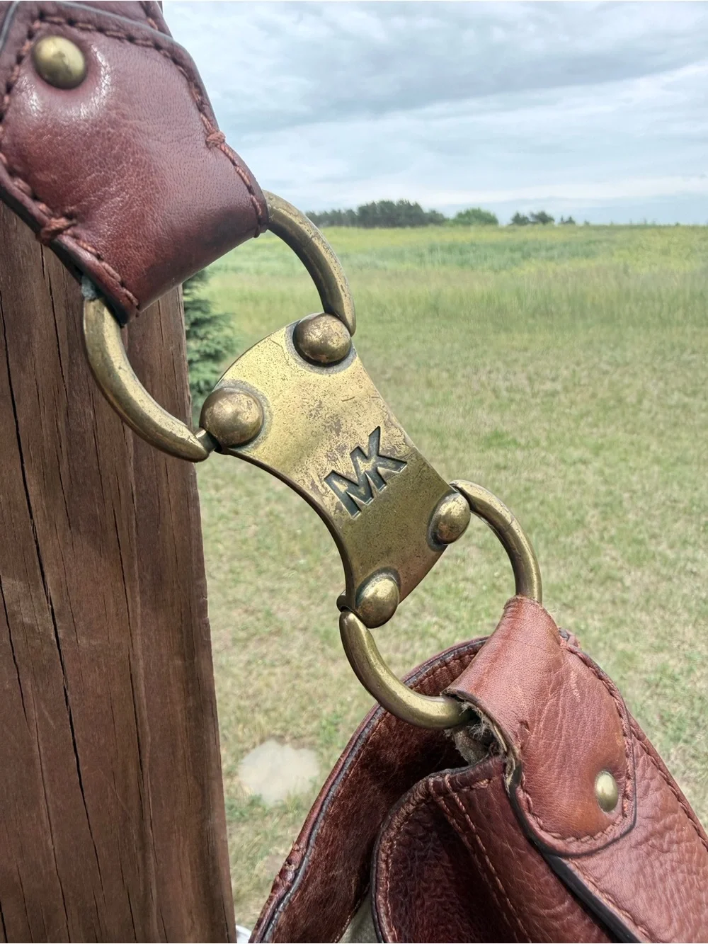 Vintage Micheal Kors Leather Hobo Bag